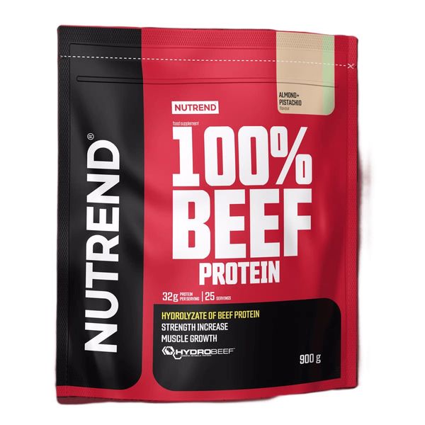Протеїн Nutrend 100% Beef Protein (мигдаль+фісташка) 900 г DS-2472 фото