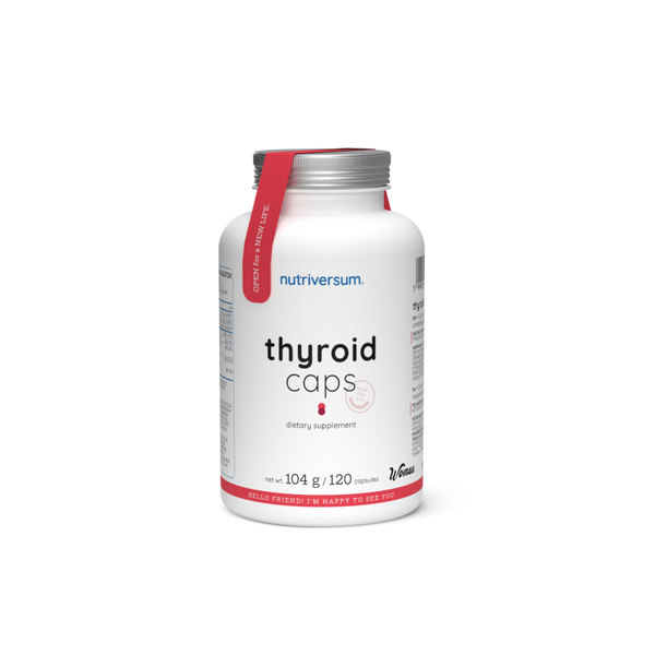 Добавка для щитовидної залози Nutriversum THYROID CAPS, 120 капсул DS-2182 фото