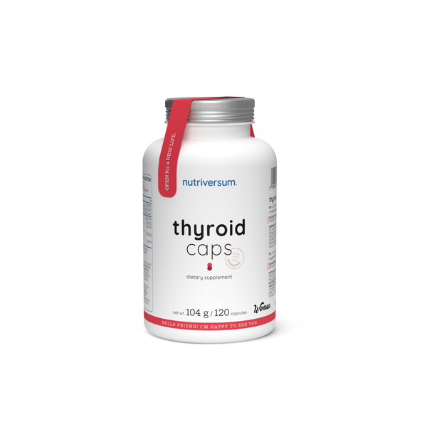 Добавка для щитовидної залози Nutriversum THYROID CAPS, 120 капсул DS-2182 фото
