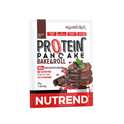 Протеїновий панкейк Nutrend Protein Pancake (шоколад + какао) 50 г DS-2437 фото