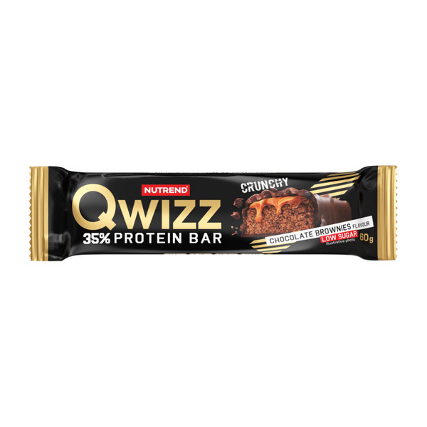 Протеїновий баточник Nutrend Qwizz Protein Bar (Шоколадний брауні) 60г DS-0182 фото