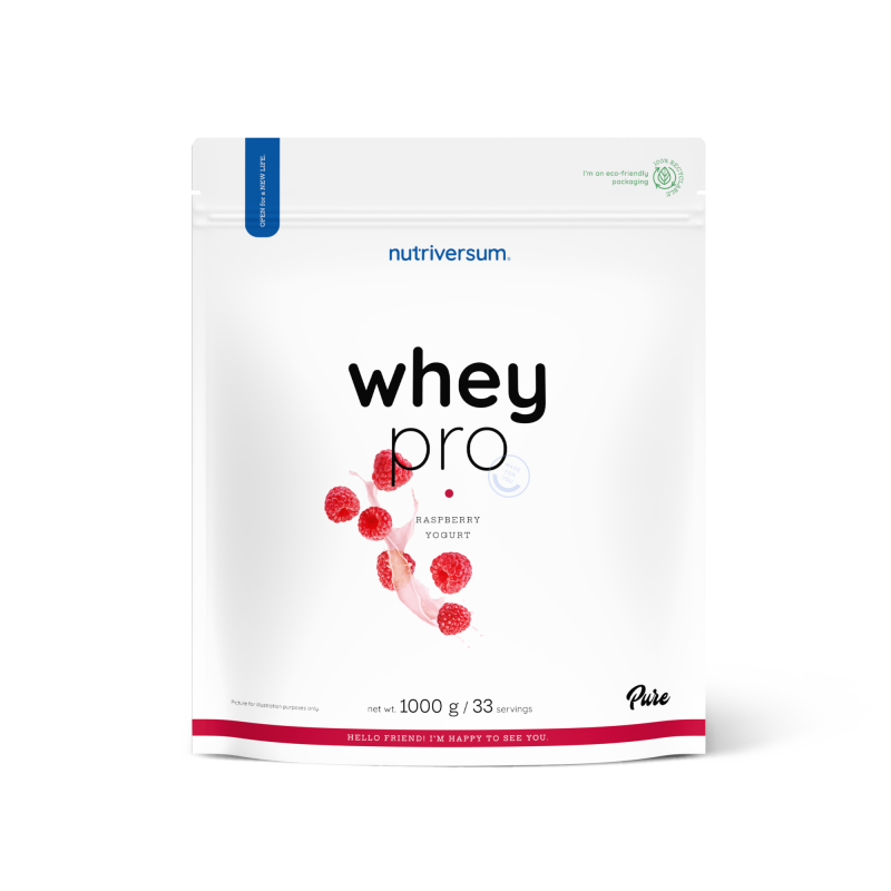 Протеїн Nutriversum Whey Pro (малиновий йогурт) 1000 г DS-2298 фото