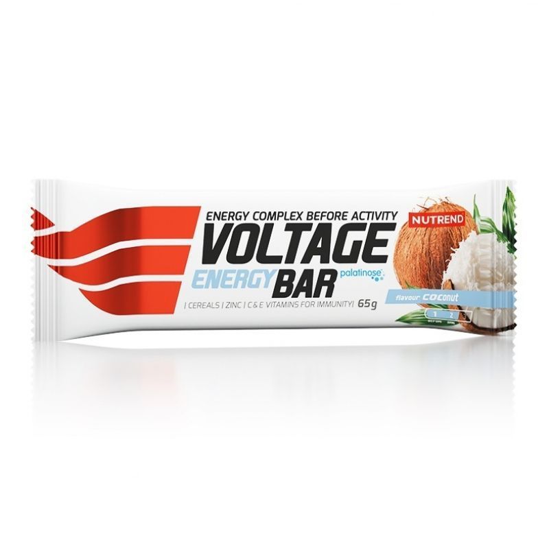 Вуглеводний батончик Nutrend Voltage Energy bar (кокос) 65 г DS-2118 фото