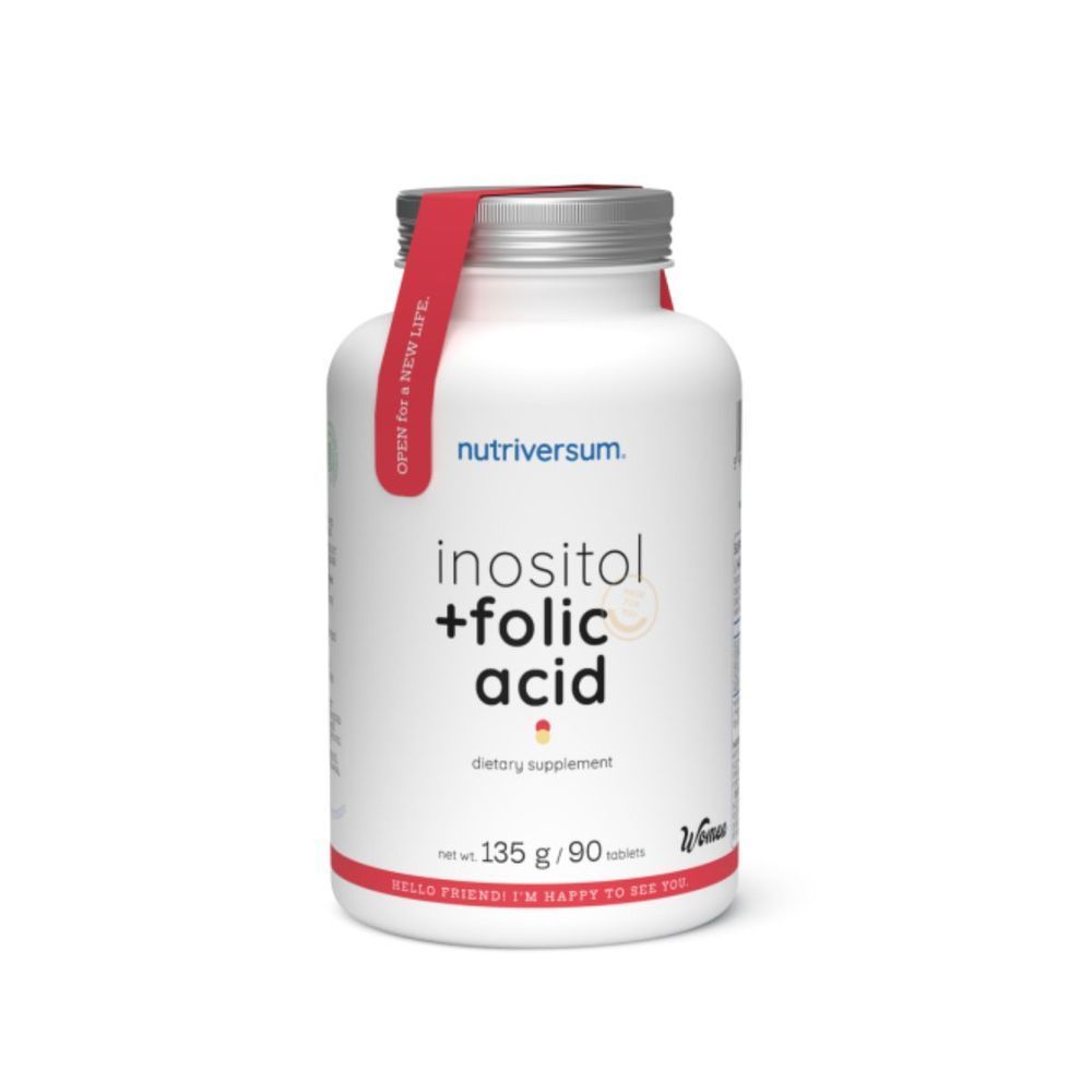Харчова добавка Nutriversum Inositol + Folic Acid, 90 таблеток DS-2330 фото