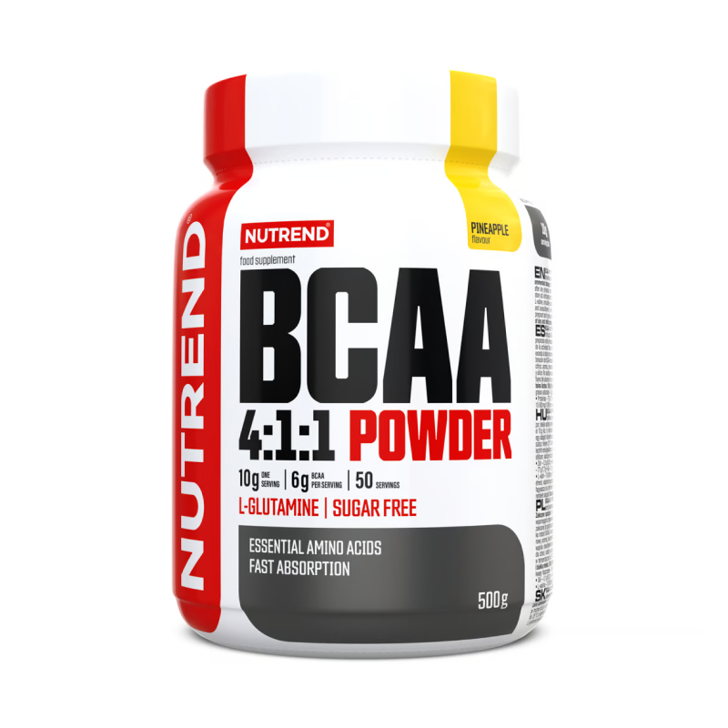 Амінокислоти Nutrend BCAA 4:1:1 Powder (ананас) 500 г DS-0060 фото