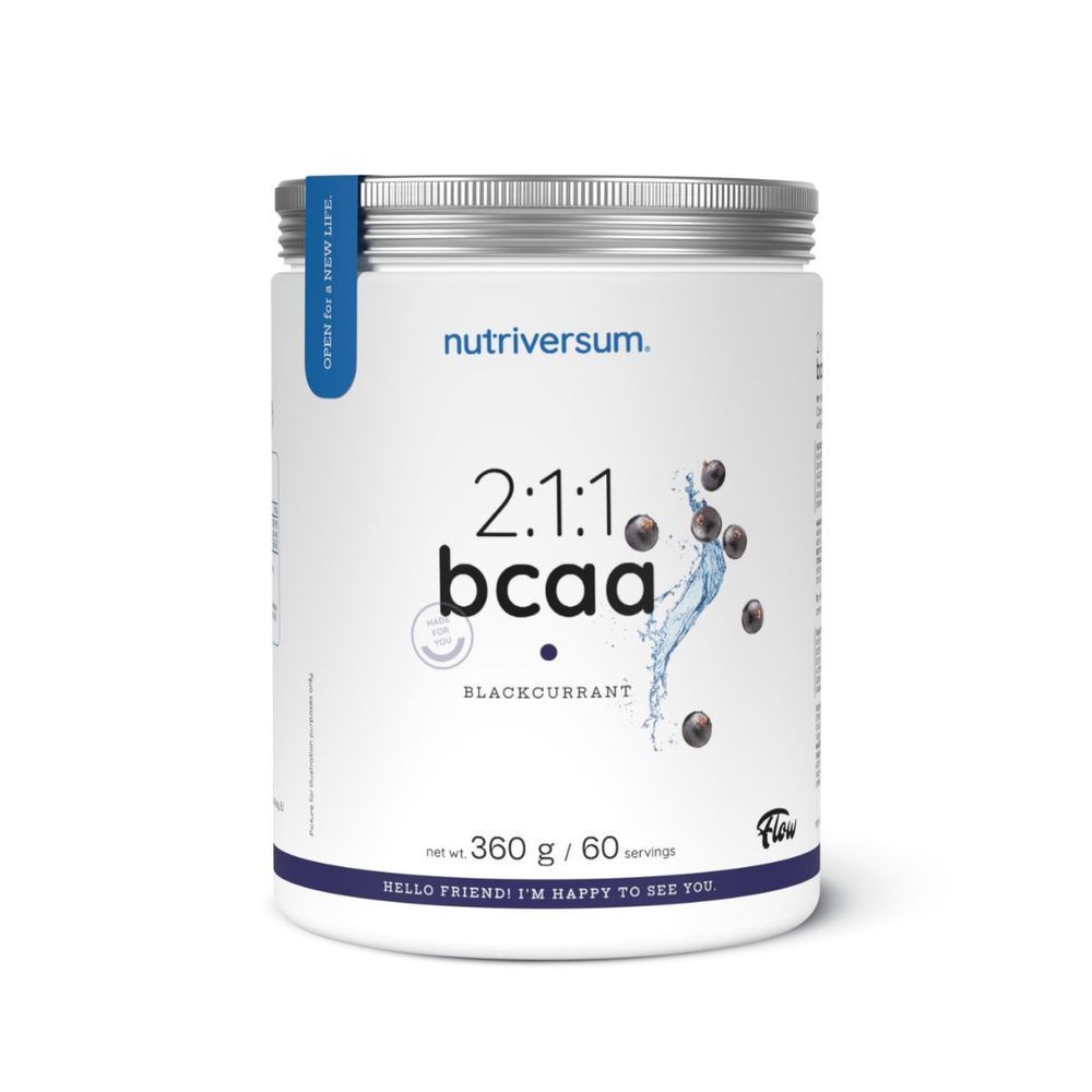 Амінокислоти Nutriversum 2:1:1 BCAA (чорна смородина) 360 г DS-1111 фото