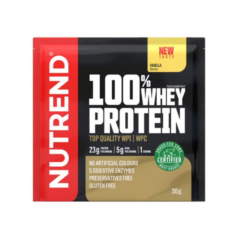 Протеїн Nutrend 100% Whey Protein (ваніль) 30 г DS-2431 фото