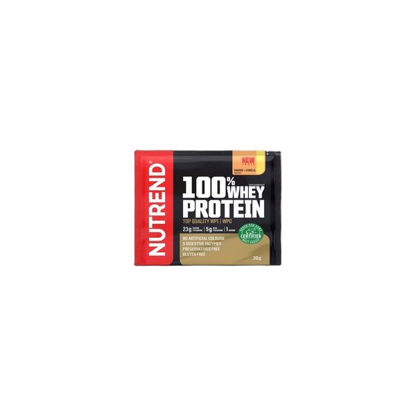 Протеїн Nutrend 100% Whey Protein (ваніль) 30 г DS-2431 фото