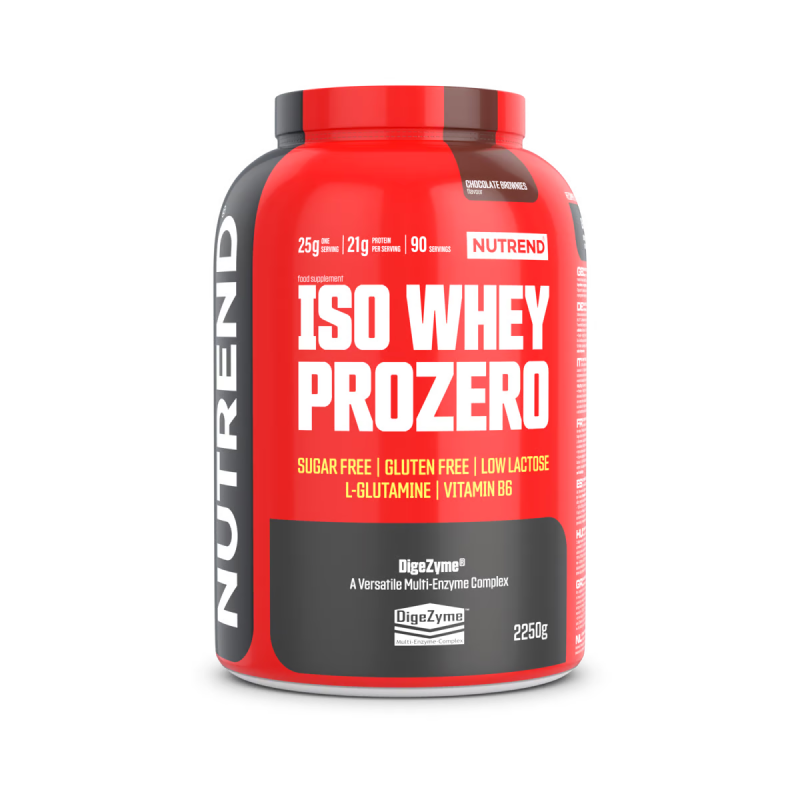 Протеїн Nutrend Iso Whey Prozero (шоколадні брауні) 2250 г DS-0141 фото