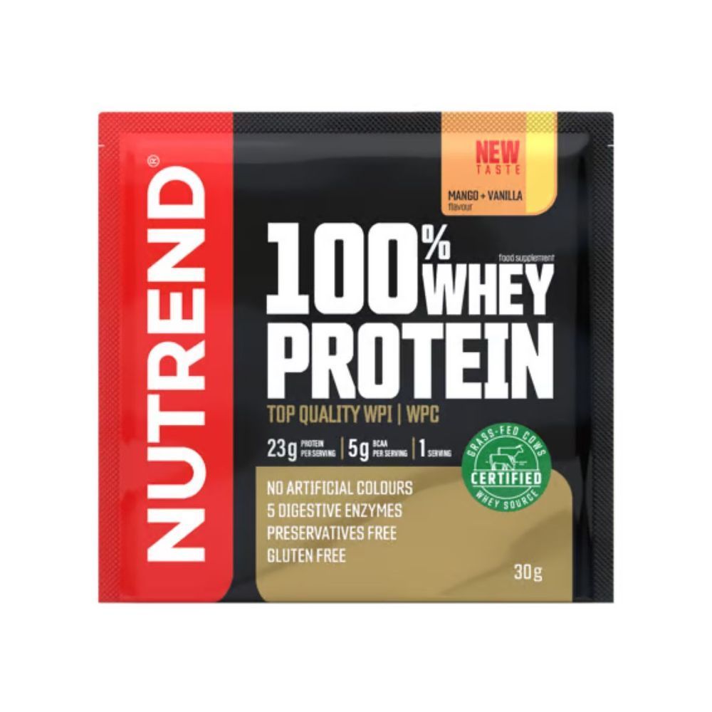 Протеїн Nutrend 100% Whey Protein (манго + ваніль) 30 г DS-2432 фото