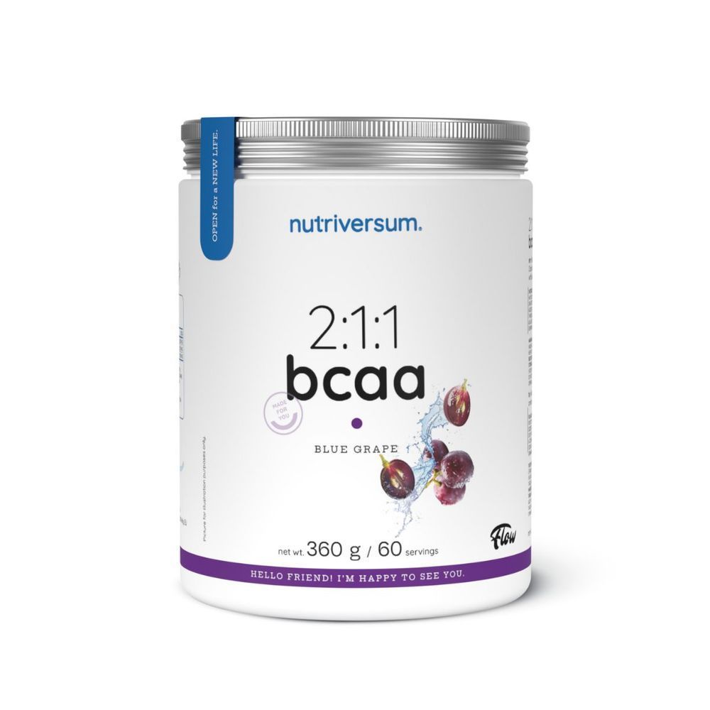 Амінокислоти Nutriversum 2:1:1 BCAA (синій виноград) 360 г DS-1113 фото
