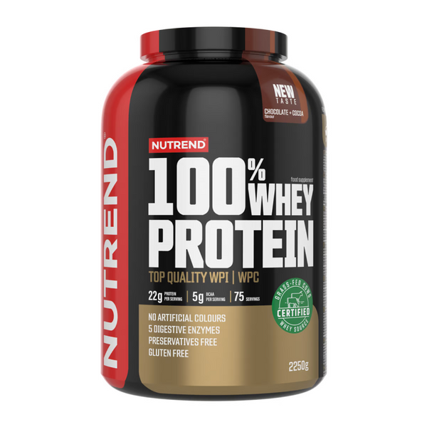 Протеїн Nutrend 100% Whey Protein (шоколад + какао) 2250 г DS-2343 фото