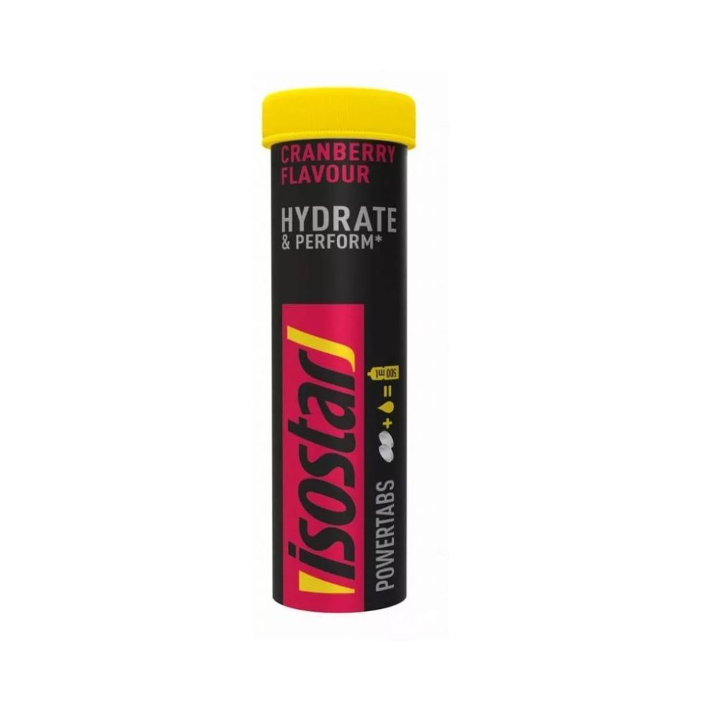 Шипучі таблетки Isostar Hydrate & Perform Powertabs (журавлина) 10 таблеток DS-2572 фото
