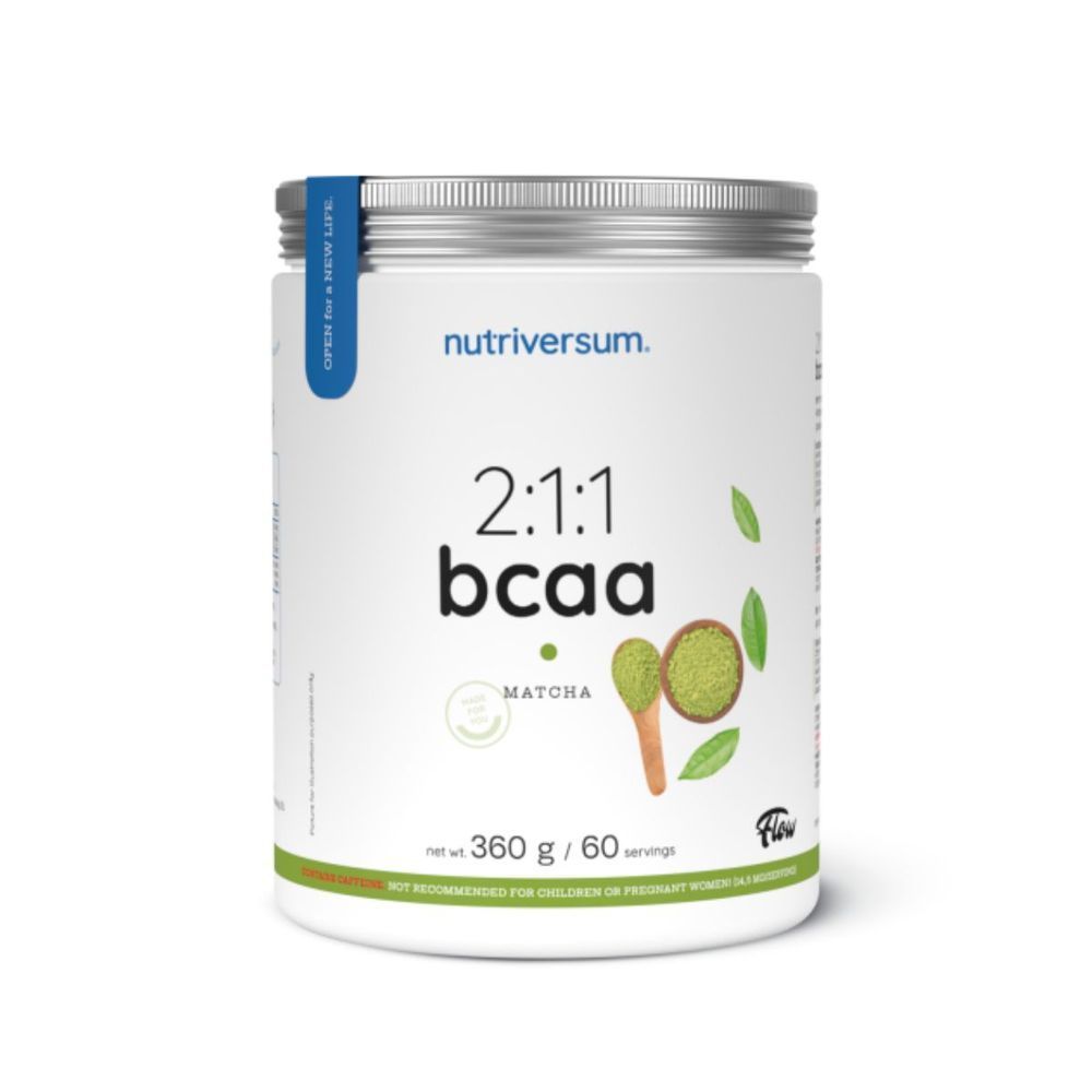 Амінокислоти Nutriversum 2:1:1 BCAA (матча) 360 г DS-1117 фото