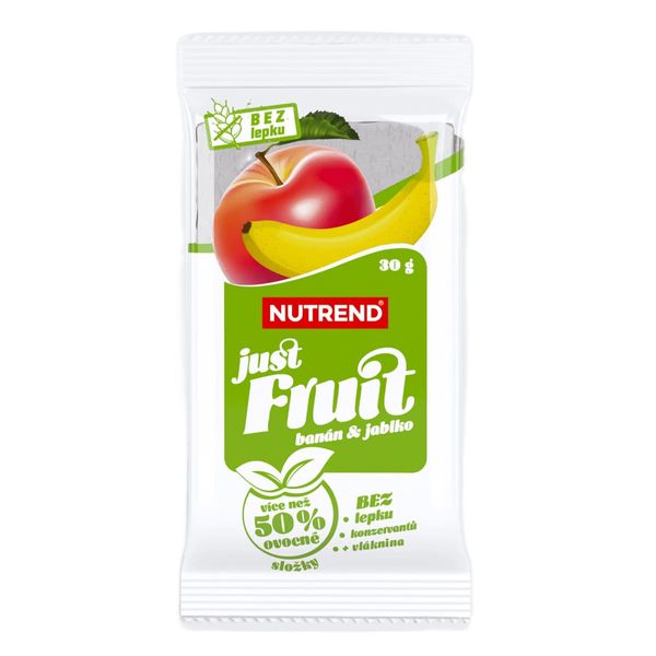 Енергетичні батончики Nutrend JUST FRUIT (банан+яблуко) 30 г DS-2542 фото