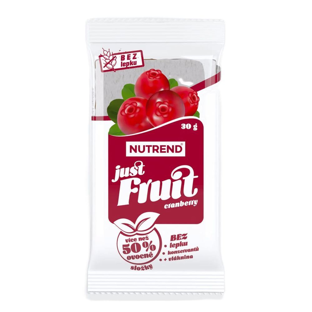 Енергетичні батончики Nutrend Just Fruit (журавлина) 30 г DS-2543 фото