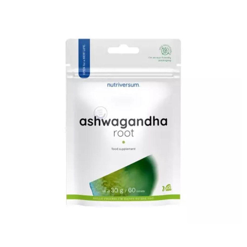 Ашваганда Nutriversum Ashwagandha root, 60 таблеток DS-2624 фото