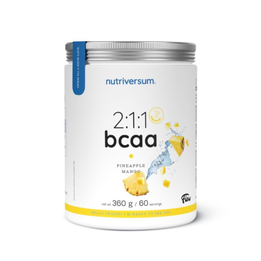 Амінокислоти Nutriversum 2:1:1 BCAA (ананас-манго) 360 г DS-1114 фото