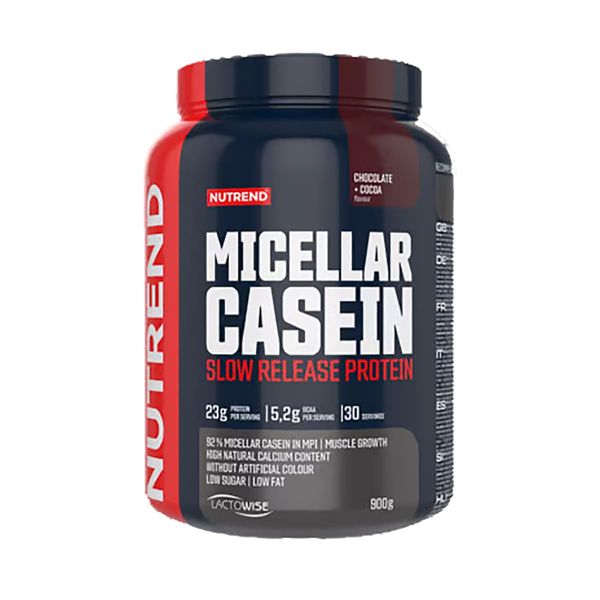 Казеїновий протеїн Nutrend Micellar Casein (шоколад-какао) 900 г DS-2411 фото