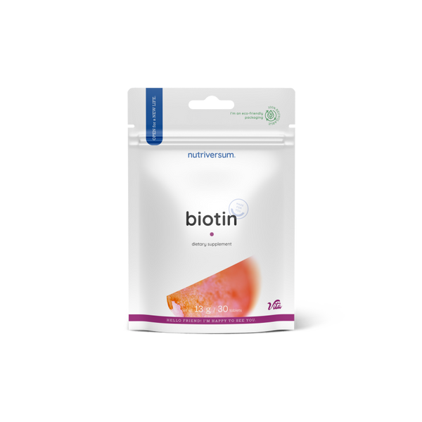 Біотин Nutriversum BIOTIN, 30 таблеток DS-2159 фото