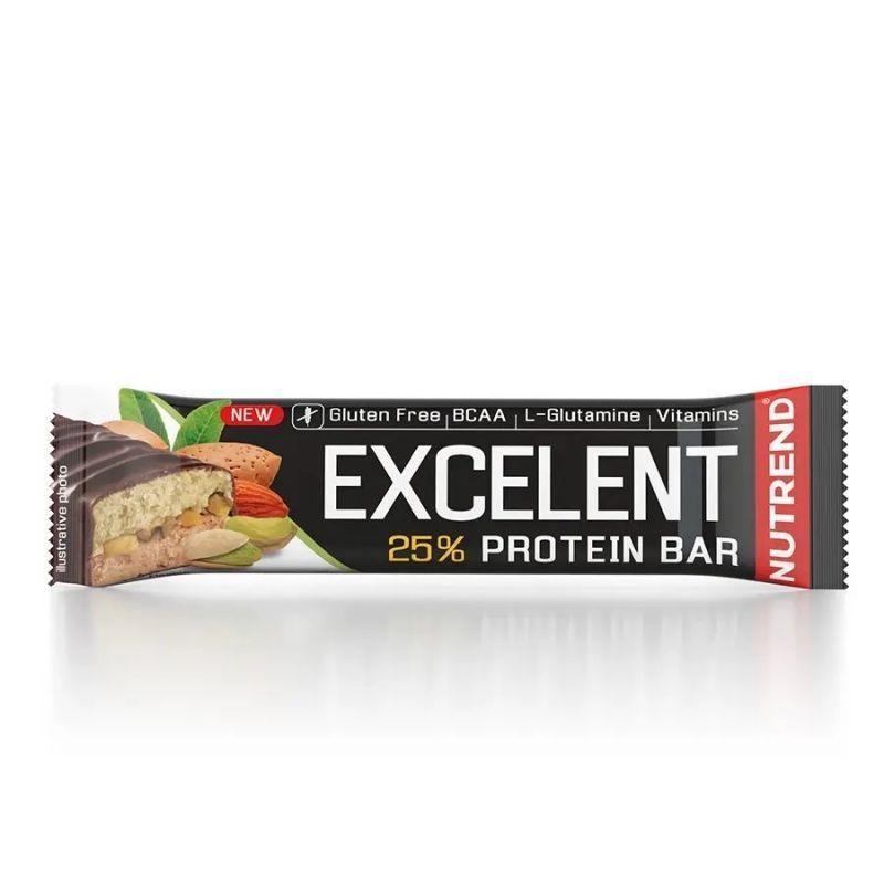 Протеїновий батончик Nutrend Excelent Protein bar (мигдаль + фісташка) 85 г DS-0112 фото