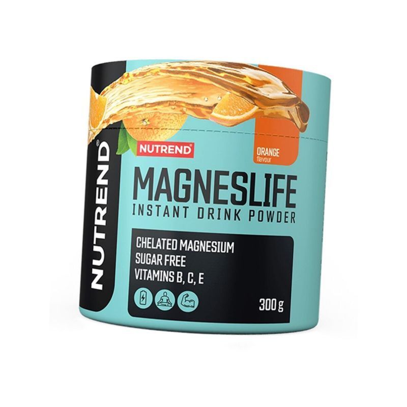 Магній Nutrend Magneslife Instant Drink Powder (aпельсин) 300 г DS-0159 фото
