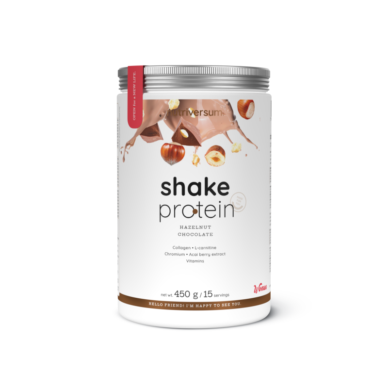 Протеїн Nutriversum Shake Protein (фундук з шоколадом) 450 г DS-1139 фото