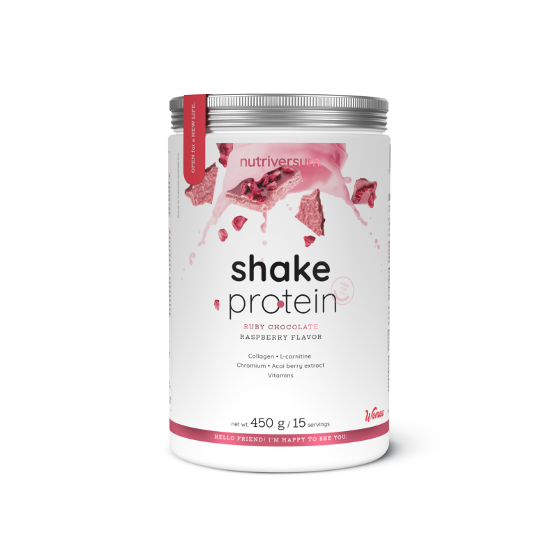 Протеїн Nutriversum Shake Protein (рожевий шоколад) 450 г DS-1141 фото
