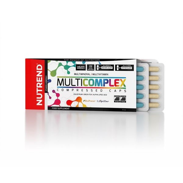 Вітаміни Nutrend Multicomplex Compressed Caps, 60 капсул DS-0021 фото