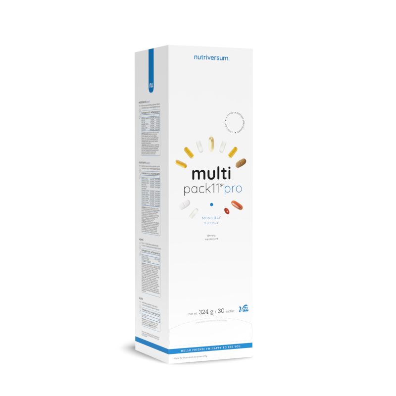 Комплекс вітамінів Nutriversum Multi Pack 11 PRO, 30 шт DS-2251 фото