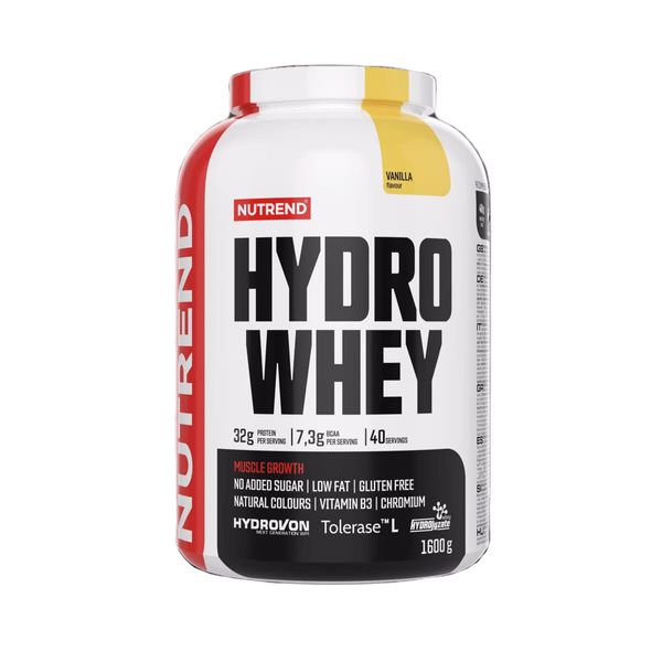 Протеїн Nutrend Hydro Whey (ваніла) 1600 г DS-2547 фото