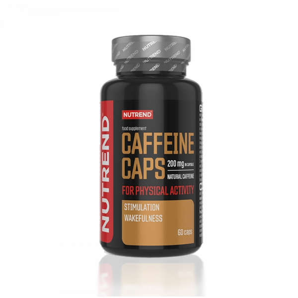 Кофеїн у капсулулах Nutrend Caffeine Caps, 60 капсул DS-2387 фото