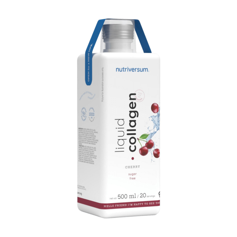 Колаген Nutriversum Liquid Collagen 10000 мг Sugar Free (вишня) 500 мл DS-2235 фото