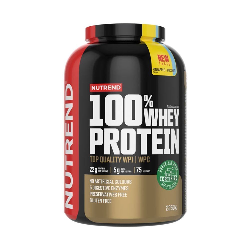 Протеїн Nutrend 100% Whey Protein (ананас - кокос) 2250 г DS-2628 фото