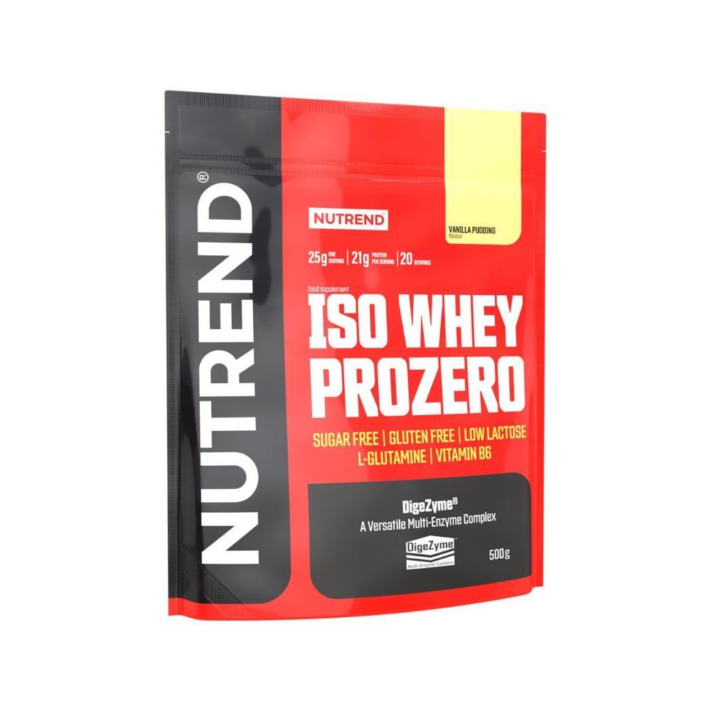 Протеїн Nutrend Iso Whey Prozero (ванільний пудинг) 500 г DS-2629 фото