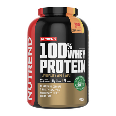 Протеїн Nutrend 100% Whey Protein (Манго + Ваніль) 2250 г DS-0048 фото