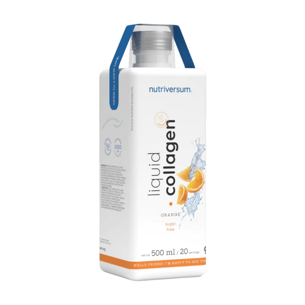 Колаген Nutriversum LIQUID COLLAGEN 10 000 мг SUGAR FREE (апельсин) 500 мл DS-2234 фото