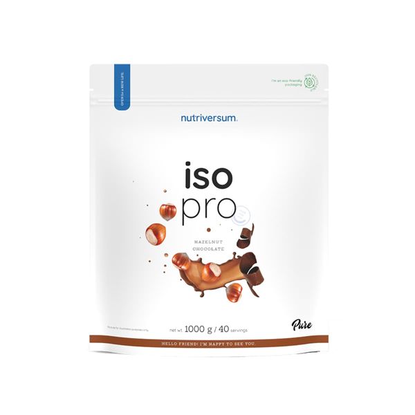 Протеїн Nutriversum ISO PRO (фундук з шоколадом) 1000 г DS-2497 фото
