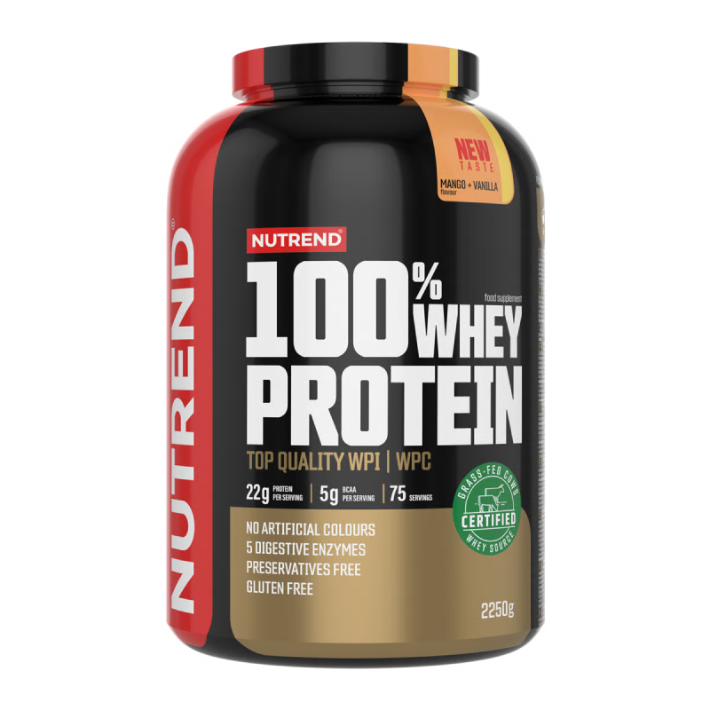 Протеїн Nutrend 100% Whey Protein (манго + ваніль) 2250 г DS-0048 фото