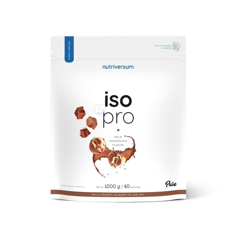 Протеїн Nutriversum Iso Pro (молочний шоколад) 1000 г DS-2498 фото