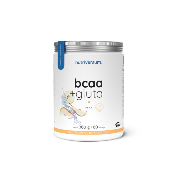 Амінокислоти Nutriversum BCAA + GLUTA (груша) 360 г DS-1120 фото