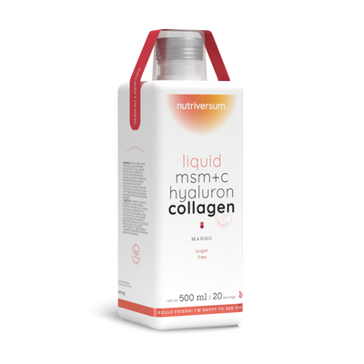 Колагеновий напій Nutriversum LIQUID MSM+C HYALURON COLLAGEN (манего) 500 мл DS-2243 фото
