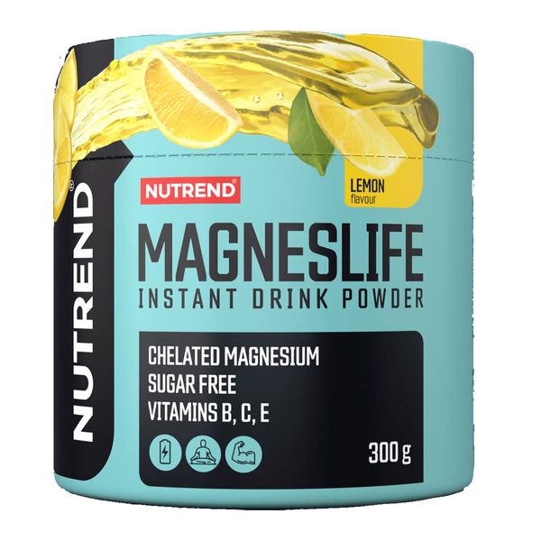 Магній Nutrend Magneslife Instant Drink Powder (лимон) 300 г DS-2427 фото