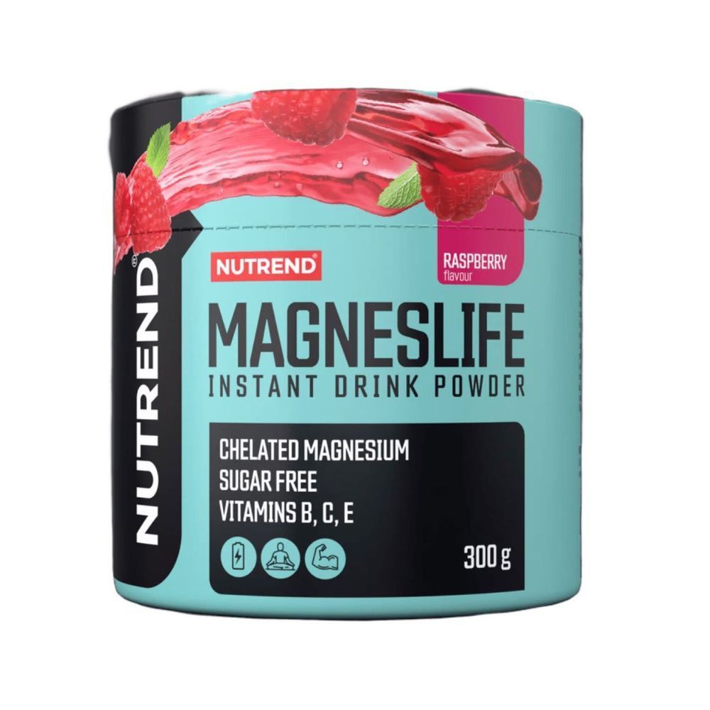Магній Nutrend Magneslife Instant Drink Powder (малина) 300 г DS-2428 фото
