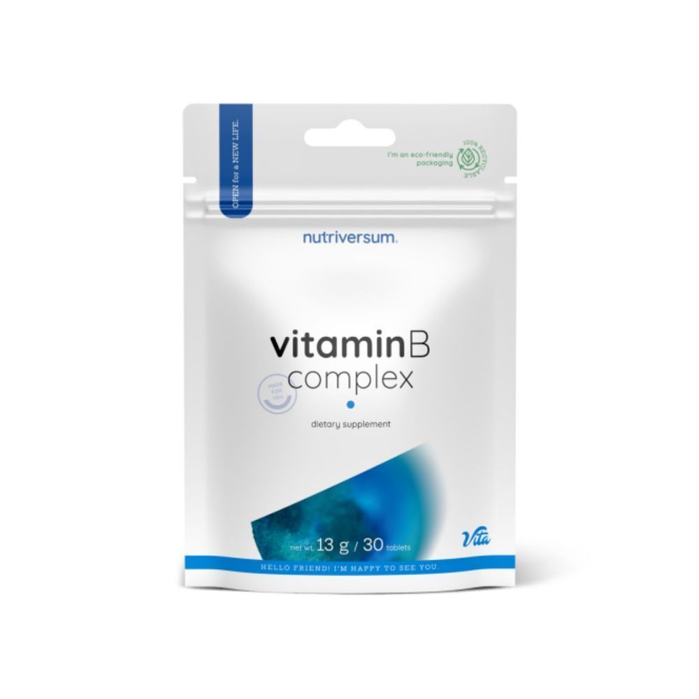 Комплекс вітамінів Nutriversum Vitamin B-Complex, 30 таблеток DS-2255 фото