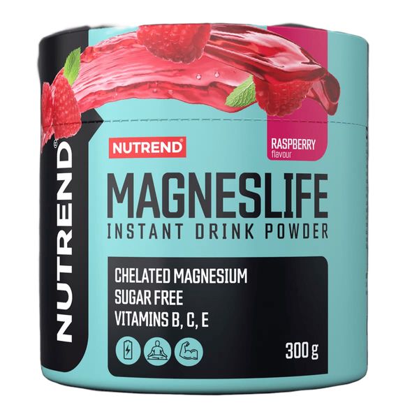 Магній Nutrend Magneslife Instant Drink Powder (малина) 300 г DS-2428 фото