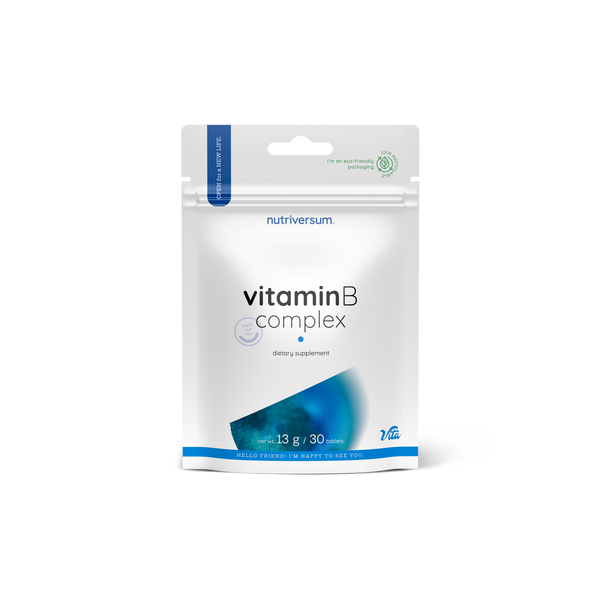 Комплекс вітамінів Nutriversum VITAMIN B-COMPLEX, 30 таблеток DS-2255 фото