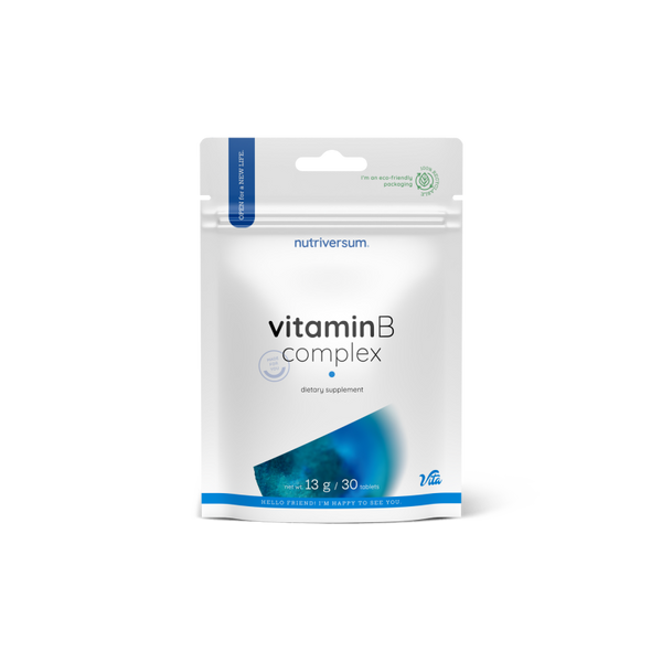 Комплекс вітамінів Nutriversum VITAMIN B-COMPLEX, 30 таблеток DS-2255 фото