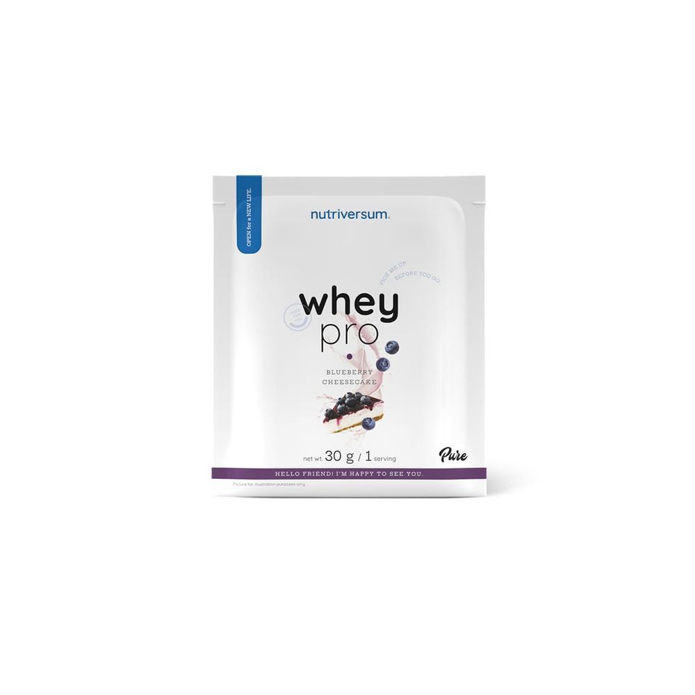 Протеїн Nutriversum Whey Pro (чорничний чізкейк) 30 г DS-1136 фото