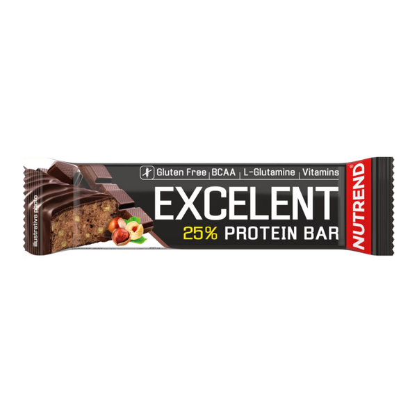 Протеїновий батончик Nutrend Excelent Protein bar (шоколад + горіх) 85 г DS-0117 фото